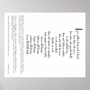 POSTER - LOVE IS... 1 Corinthians 13:1-3 (part 1)