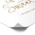 Love is Sweet 8x10 Panneau de mariage chic rose go