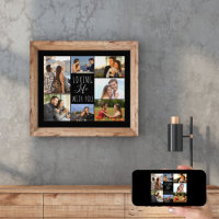 Love Life with You 7 Photo Collage | Noir