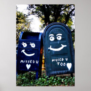 Poster love mailboxes : vous m'avez manqué