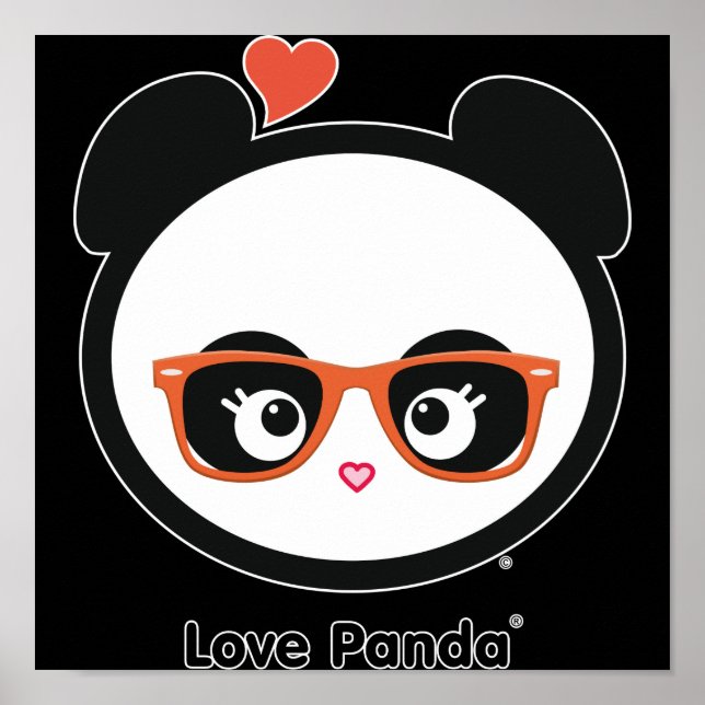 Poster Love Panda® (Devant)