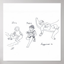 LOVE PEACE HAPPINING print