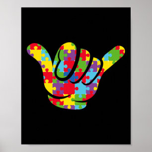 Poster Love Puzzle Main Sign Language Sensibilisation sur