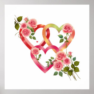 Poster Love & Romance - Saint Valentin