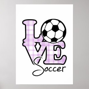 Poster Love Soccer