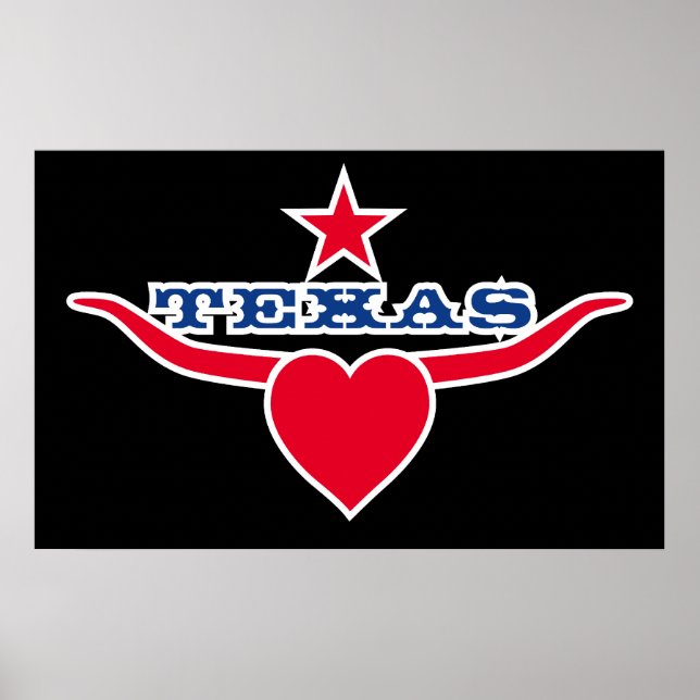 Poster Love Texas (Devant)