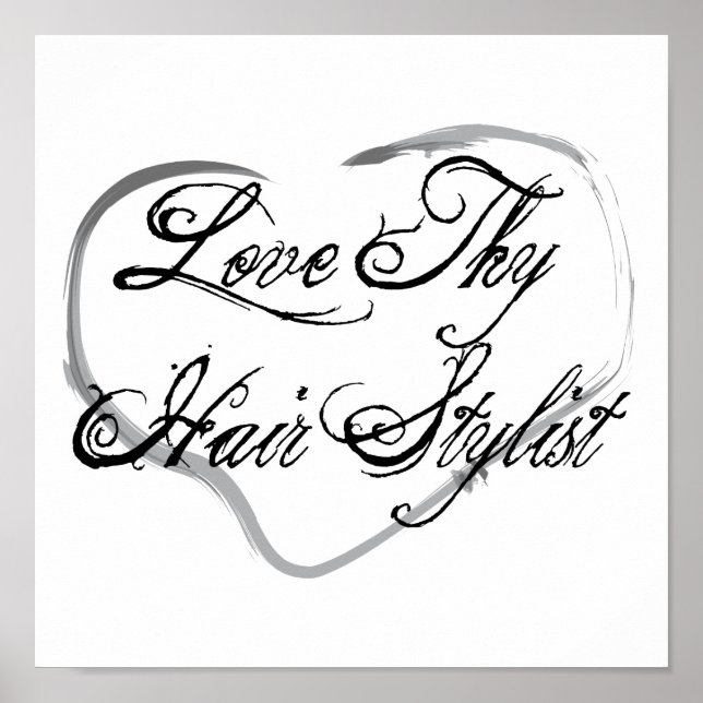 Poster Love Thair Stylist (Devant)