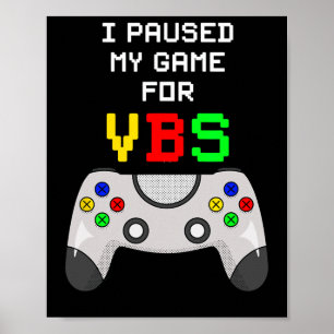 Poster Love Vbs 2024 Video Game Vacation Bible School Gam