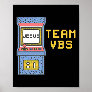 Poster Love Vbs 2024 Video Game Vacation Bible School Ret