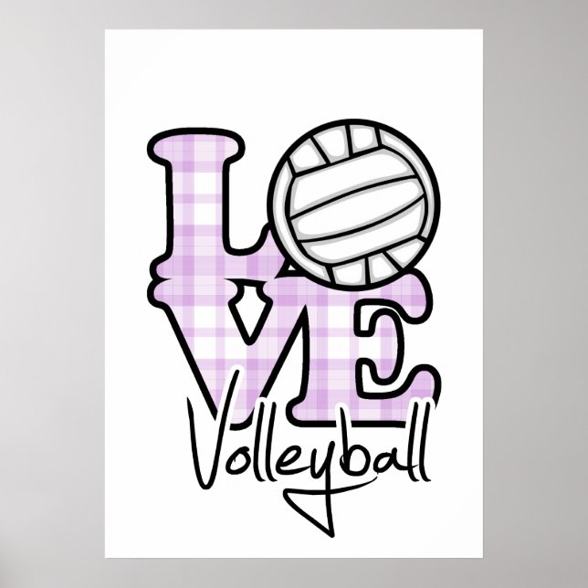 Poster Love Volleyball (Devant)