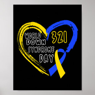 Poster Love World Down Syndrome Journée de sensibilisatio