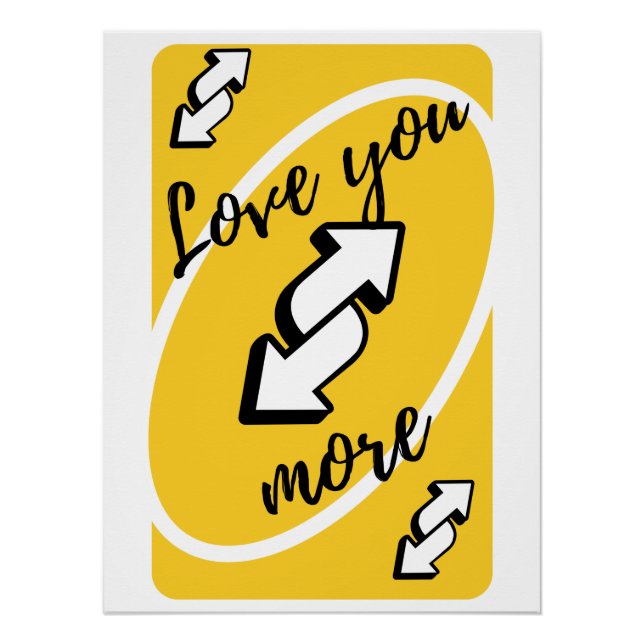Poster "Love You More" | Romantique (Devant)