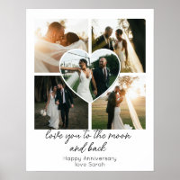 Love You to the Moon and Back Anniversary Photo
