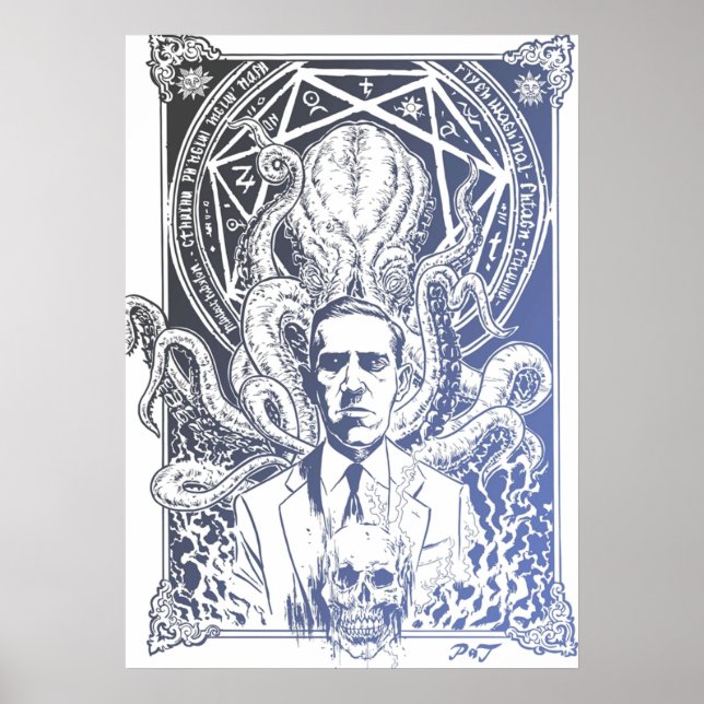 Poster Lovecraft Cthulhu (Devant)