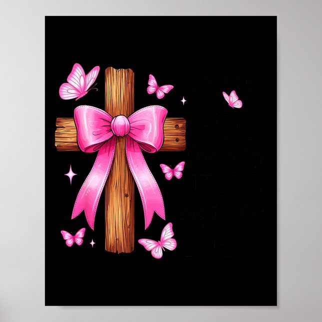 Poster Loved By God Chosen By Jesus Baptized 2025 Coquett (Devant)