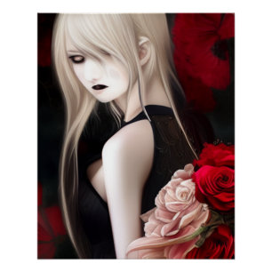 Poster Lovely Goth Elf Girl