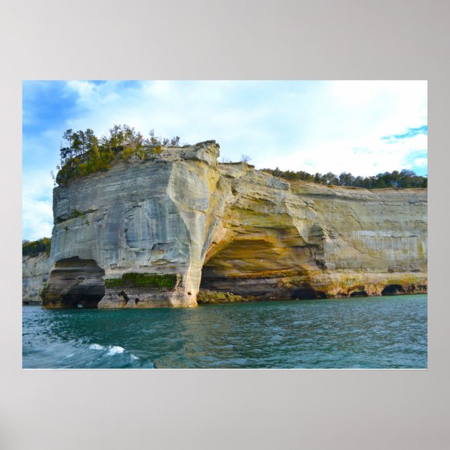 Poster/Lovers Cove in Upper Peninsula Michigan Poster (Front)