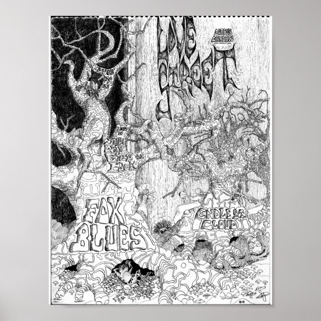 Poster LoveStreetLightCircusflyer Corpus Jun20&21'69 (Devant)