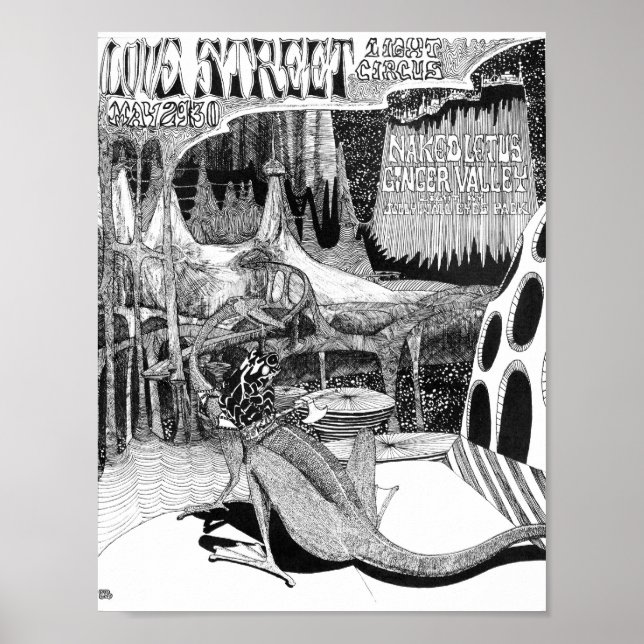 Poster LoveStreetLightCircusflyer mai29&30'70 (Devant)