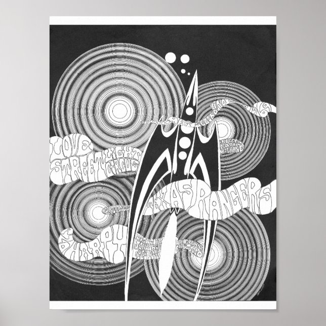 Poster LoveStreetLightCircusflyer Mai2&3'69 (Devant)