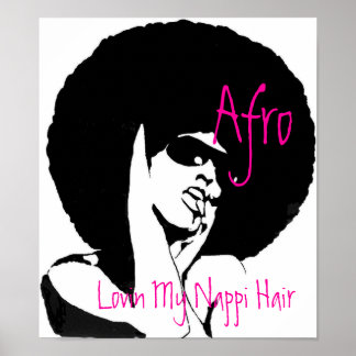 POSTER LOVIN MES CHEVEUX NAPPI