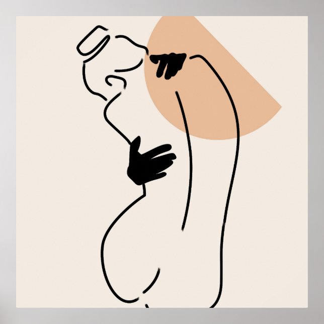 Poster Loving Line Art (Devant)