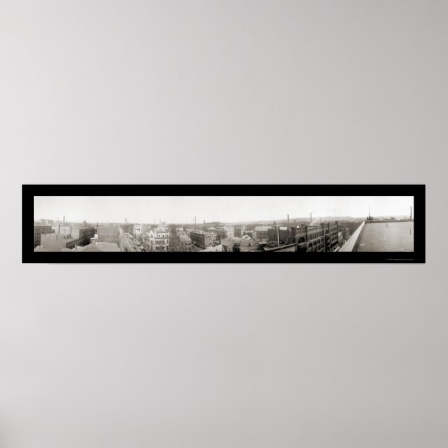 Poster Lowell, MA Photo 1910 (Devant)