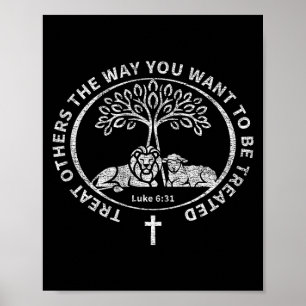 Poster Luc 6_31 Jésus Verset Biblique Foi Chrétienne La M