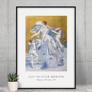 Poster Luc-Olivier Merson - Allégorie de la Fortune (1896