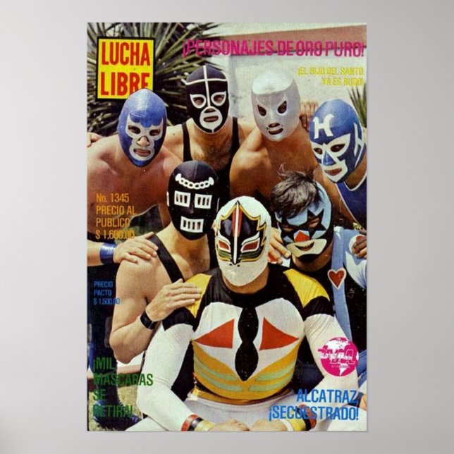 Poster Lucha Libra Group Shot (Devant)