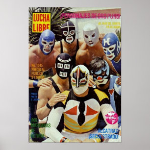 Poster Lucha Libra Group Shot