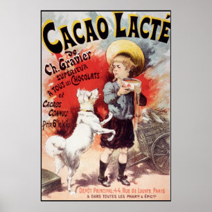 Poster Lucien Lefevre Cacao Lacte