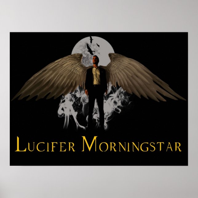 Poster Lucifer ailé (Devant)