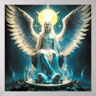 Poster Lucifer représente sa lumière et sa caractéristiqu