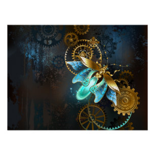 Poster Luciole Steampunk