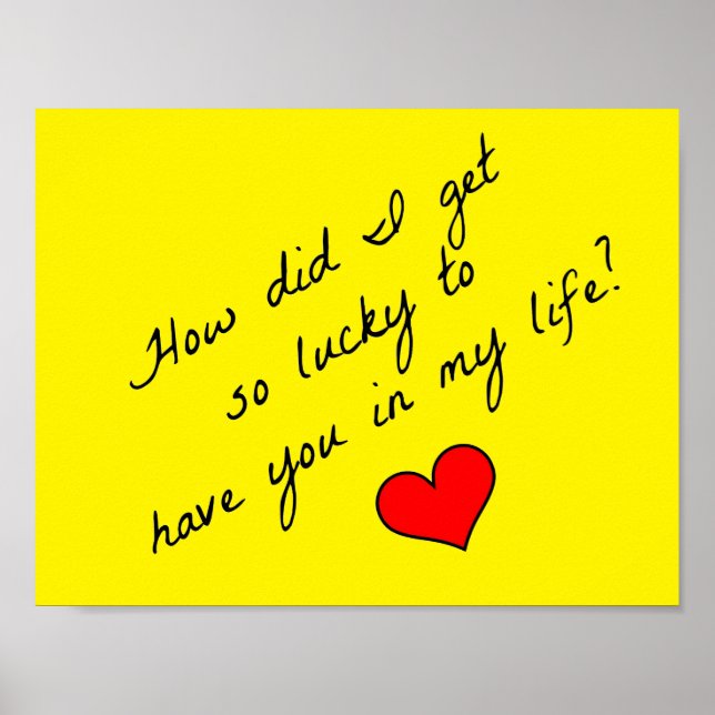 Poster Lucky (Devant)