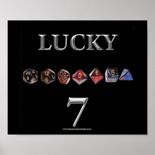 Poster Lucky 7 (Devant)