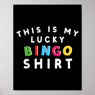 Poster Lucky Bingo Player