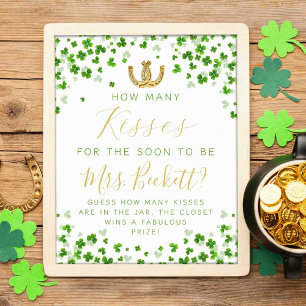 Poster Lucky In Love St. Patrick's Day Fête des mariées
