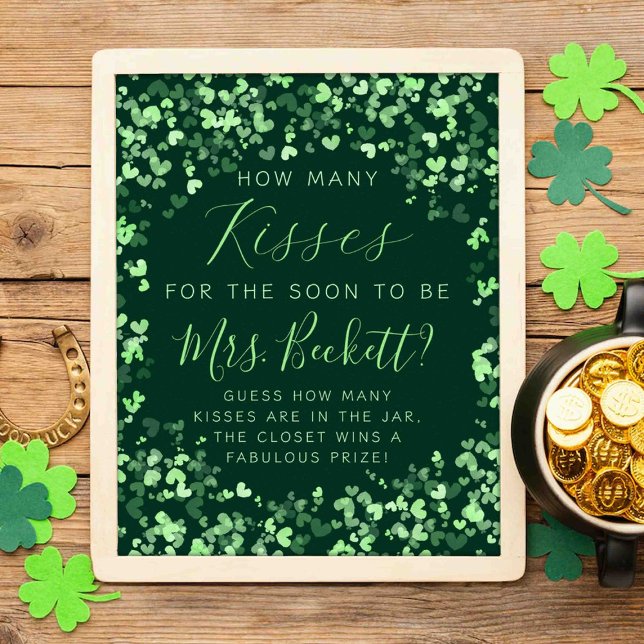 Poster Lucky In Love St. Patrick's Day Fête des mariées (Créateur téléchargé)