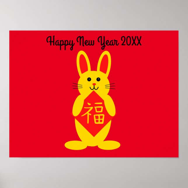 Poster Lucky Rabbit #1 (Devant)
