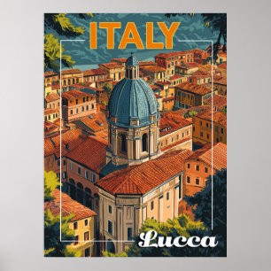 Poster Lucques, Italie