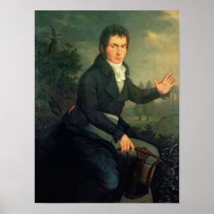 Poster Ludvig van Beethoven, 1804