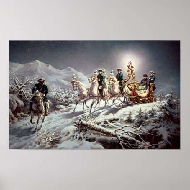 Poster Ludwig II de Bavière, nuit (Devant)