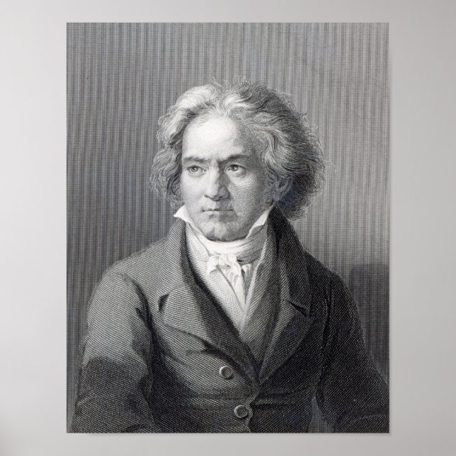 Poster Ludwig van Beethoven (Devant)