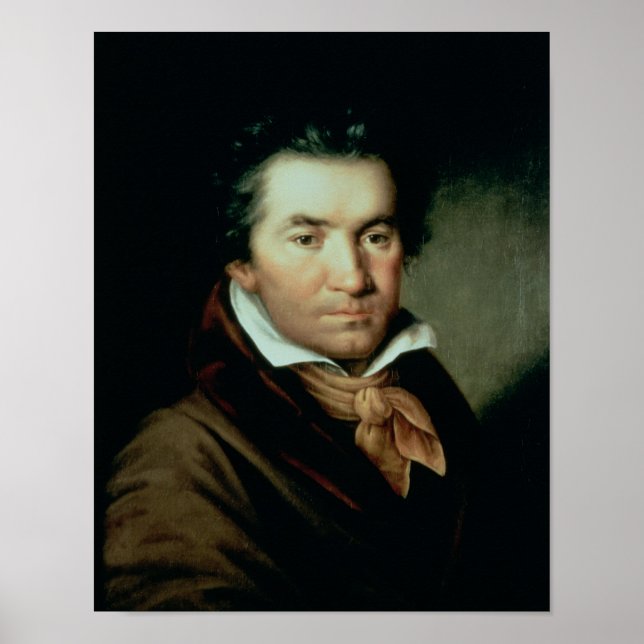 Poster Ludwig van Beethoven (Devant)