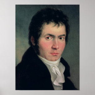 Poster Ludwig van Beethoven, 1804