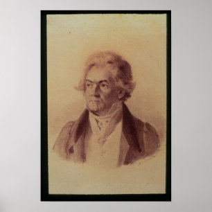 Poster Ludwig van Beethoven, 1824