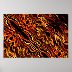 Poster Lueur du feu