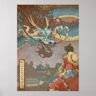 Poster Luffy vs Kaido